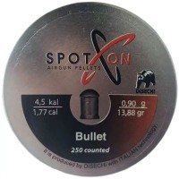 Пули пневм Spoton Bullet, 0,9 г, 200 шт/уп 4,5 мм