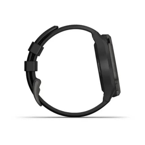 Смарт-часы Garmin Approach S42 темно-серые с черным ремешком