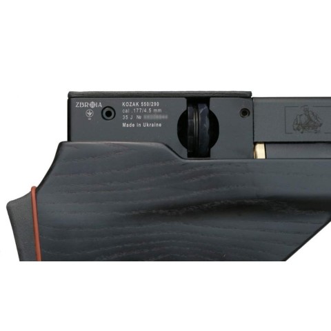 Пневматическая винтовка ZBROIA PCP КОЗАК FC-2 550/290 черная