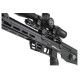 Пневматическая редукторная винтовка FX Airgun Leopard Black Sniper Tube .177 кал