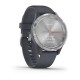 Смарт-часы Garmin vivomove 3S с серебристым безелем и гранитно-синим ремешком