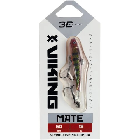 Балансир Viking Fishing Mate Ice Jig 50mm 12g #17 Brown Perch
