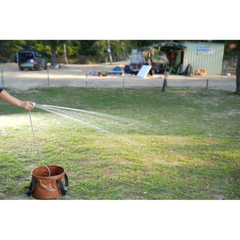 Душ портативний з насосом на акумуляторі Flextail Tiny Shower, білий