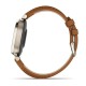 Смарт-часы Garmin Lily 2 Classic кремово-золотистые со смуглым кожаным ремешком