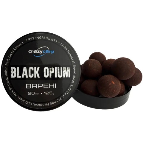 Бойлы Crazy Carp Hookbaits Black Opium 20mm 125g