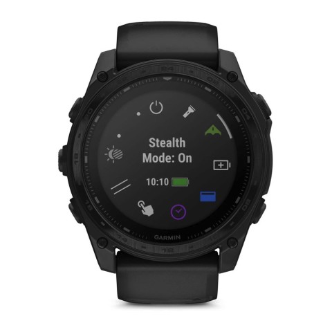 Годинник-навігатор Garmin Tactix 8 Solar 51мм Applied Ballistics Elite з чорним силіконовим ремінцем 010-03407-11