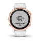 Смарт-часы Garmin fenix 6S Pro розово-золотистые с белым ремешком