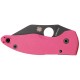 Нож Spyderco MicroJimbo Black Blade ц:pink