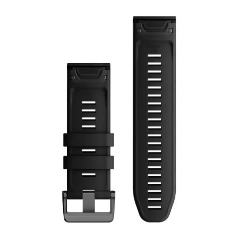 Ремінці для годинника Garmin QuickFit 26 силіконові, чорні