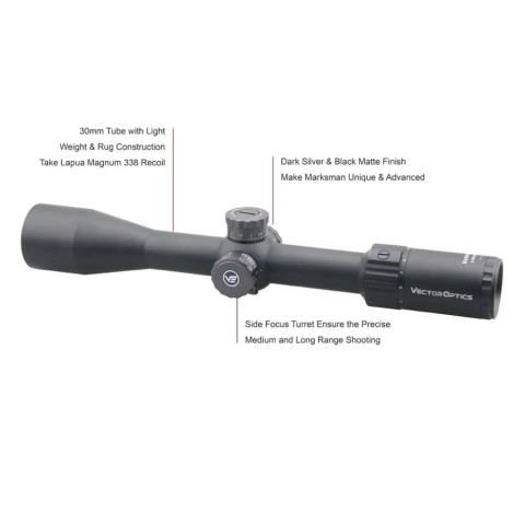Приціл оптичний Vector Optics Marksman 4-16x44 (30mm) FFP