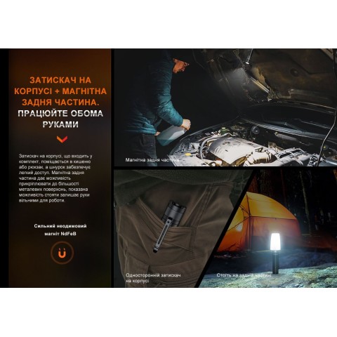 Ліхтар Fenix E35R + дифузор AOD-S V2.0 у подарунок | Лімітована серія