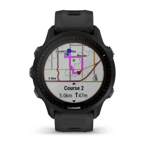 Смарт-годинник Garmin Forerunner 955 Solar чорний