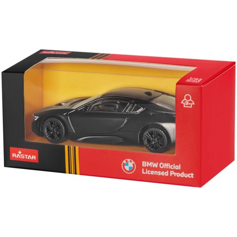 Машинка Rastar BMW i8 1:43 ц:черный