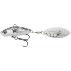 Тейл-спиннер Savage Gear 3D Sticklebait Tailspin 65mm 9.0g Black Silver
