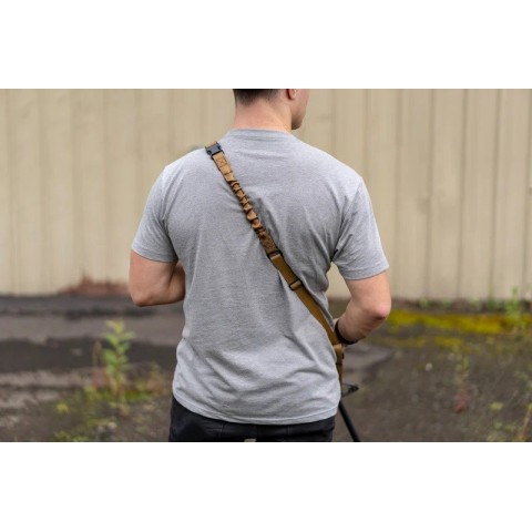 Ремінь двоточковий GrovTec з QD-антабками. К: coyote