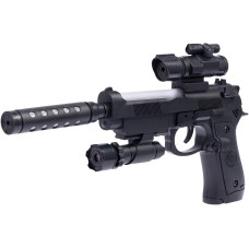 Пістолет світло-звуковий ZIPP Toys Beretta 92FS черный