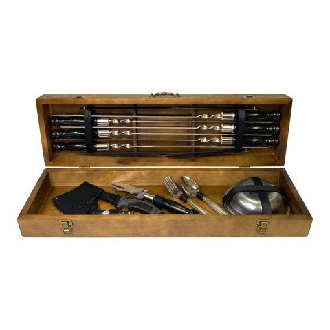 Подарунковий Набір шампурів Гетьман ручної роботи