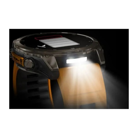 Смарт-годинник Garmin fenix 8 AMOLED (51 мм) Sapphire титан помаранчевий/графіт