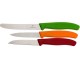 Набір кухонний Victorinox SwissClassic Paring Set 3 ножа з черв,помар,зел. ручкою (8,8,11см) у подар.упак.