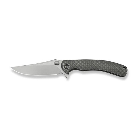 Ніж складаний туристичний Weknife Dracarys, (9.1 см) Böhler M390 / титан 6AL4V сірий