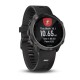 Смарт-часы Garmin Forerunner 645 Music серые с черным ремешком