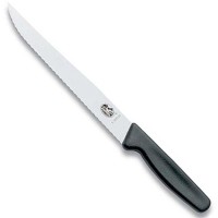 Нож кухонный Victorinox Standart для хлеба, серрейтор, 20 см, чёрный