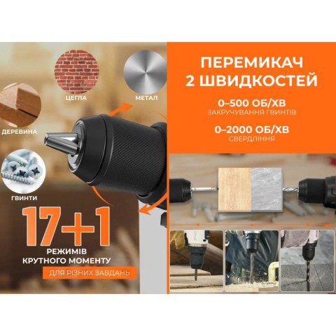 Акумуляторний ударний шурупокрут Litheli безщітковий, живлення від павербанку (УМБ Litheli Power Bank 20000 mAh, 45 W, 2А в комплекті)