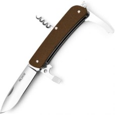Багатофункціональний ніж Ruike Criterion L21, (8.5 см) 12C27 / G10 коричневий 12 інстр.