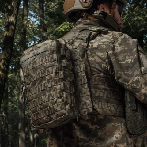 Тактичний рюкзак Ukrarmor на 10 л. Кріплення Molle. Cordura 1000D Піксель