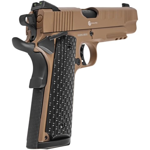 Пистолет страйкбольный Evolution E911 Defender Tan Gas 6 мм ц:tan