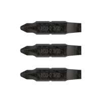 Набір Leatherman з трьох двосторонніх біт: викрутка №1-№2 хрестова Philips та плоска 3/16