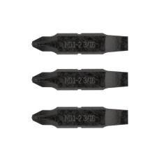 Набор Leatherman из трех двусторонних бит: отвертки №1-№2 крестовая Philips и плоская 3/16