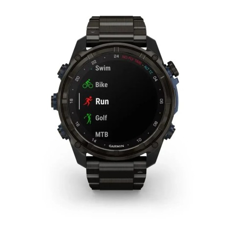 Смарт-годинник Garmin Descent Mk3i (51 мм) карбоново-сірий DLC титановий з DLC титановим ремінцем