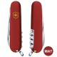 Ніж Victorinox Spartan Mat 91мм,12функ,черв.мат,штоп,жовт.лого