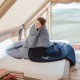 Спальник з капюшоном Naturehike Sunny Day PL02 U350 CNK2550WS028, (6°C), правий, коричнево-зелений