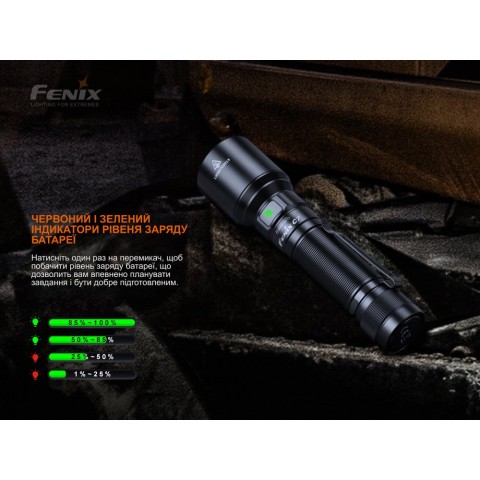 Ліхтар ручний Fenix C7 помаранчевий | Лімітована серія