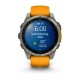 Смарт-часы Garmin fenix 8 AMOLED (47 мм) Sapphire титан оранжевый/графит