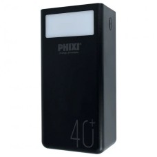 Power Bank PHIXI P40 40000mAh для заряджання телефону, планшета та електроніки
