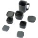 Термокружка RidgeMonkey ThermoMug DLX Brew Set Grey с набором емкостей