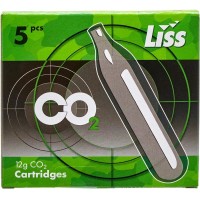 Баллон CO2 Liss 12g, 5 шт/уп, 60 уп/ящ