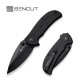 Ніж складаний туристичний Sencut Hyrax, (8.4 см) 9Cr18MoV / G10 чорний