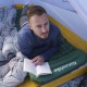 Матрац туристичний водонепроникний одномісний  Naturehike CNK2300DZ0001, 198x59x6.5 см, темно-синій із вбудованою помпою для надування