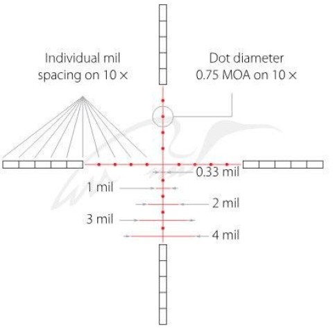 Прицел оптический Hawke Airmax Compact 3-12x40 SF сетка AMX с подсветкой