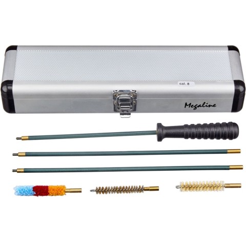 Набір для чищення MEGAline 8к. Алюм. короб. Сталь в обплетенні