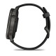 Спортивний годинник Garmin Venu 4 45 мм Black із чорним силіконовим ремінцем 010-03014-00