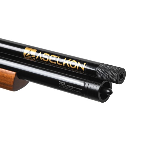 Пневматическая Редукторная PCP винтовка  Aselkon MX7 Wood  кал. 4.5 дерево