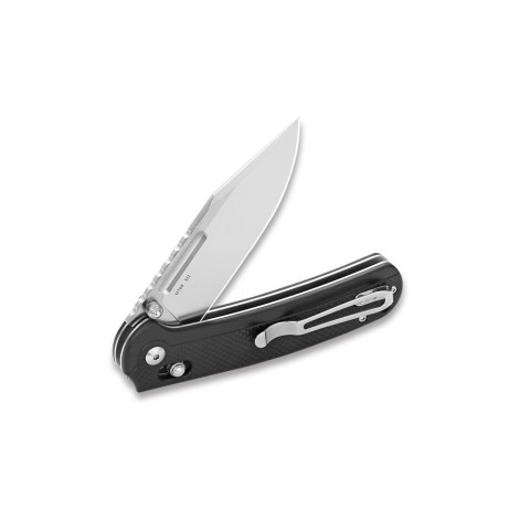 Ніж складаний туристичний Ganzo G768 (8.8 см) D2 / G10 чорний