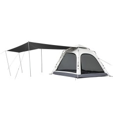 Намет чотиримісний із тентом автоматичний Naturehike Ango CNK2550WS010, сірий