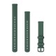 Быстросменные ремешки для смарт-часов Garmin 14 мм силиконовые Jasper green (3 части)