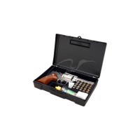 Кейс MTM Handgun Storage Box 804 для пистолета/револьвера с отсеком под патроны (24,9x16,0x5,1 см)
